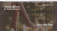 Desktop Screenshot of footdockelemen.com
